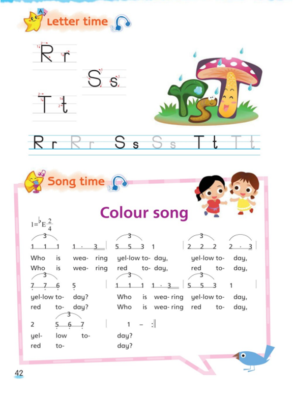 colour song 颜色歌