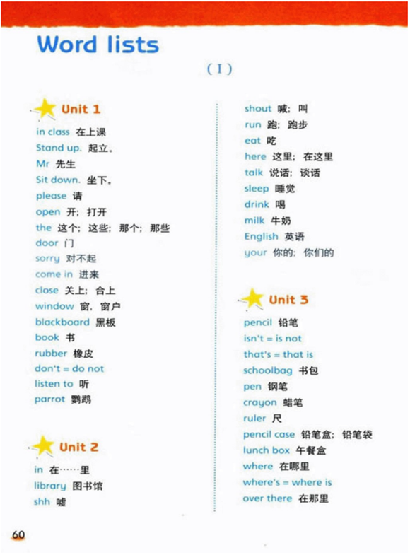 苏教译林版英语三年级下册电子课本教材